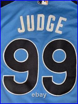 100% Authentic 2017 Aaron Judge All Star Game Home Run Derby Jersey Size XXL 52