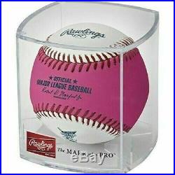 (12) Rawlings 2017 MLB Home Run Derby Pink Moneyball Baseball Miami Cubed Dozen