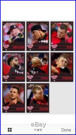 16 CARD LOT-RED+BLACK ALL-STAR HOME RUN DERBY SETS-2015 TOPPS BUNT DIGITAL