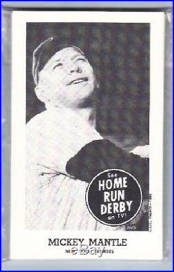 1959 HOME RUN DERBY BASEBALL CARD (1988 CCC reprint) SET