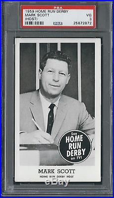 1959 HOME RUN DERBY COMPLETE SET (Missing 1) 19/20 PSA GRADED VERY HIGH
