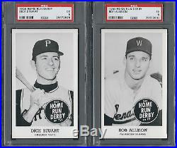 1959 HOME RUN DERBY COMPLETE SET (Missing 1) 19/20 PSA GRADED VERY HIGH GRADE