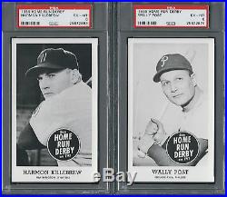 1959 HOME RUN DERBY COMPLETE SET (Missing 1) 19/20 PSA GRADED VERY HIGH GRADE
