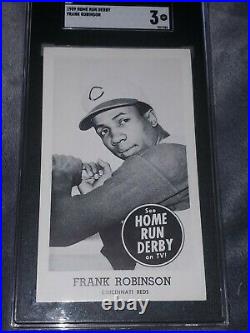 1959 Home Run Derby #16 Frank Robinson HOF SGC 3++ Looks Near Mint