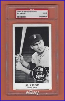 1959 Home Run Derby Al Kaline PSA 5 -EX. Population of only 4