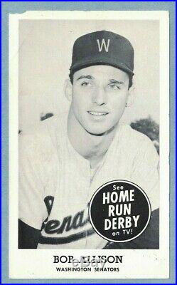 1959 Home Run Derby, Bob Allison Washington Senators, TYPE CARD