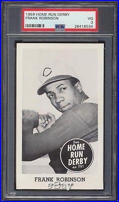 1959 Home Run Derby Frank Robinson HOF Card PSA 3 Looks Like an 8