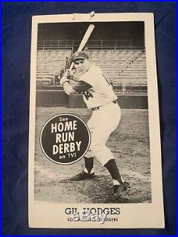 1959 Home Run Derby Gil Hodges Low Grade Dodgers