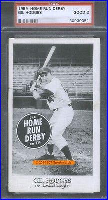 1959 Home Run Derby Gil Hodges PSA 2 (0351)