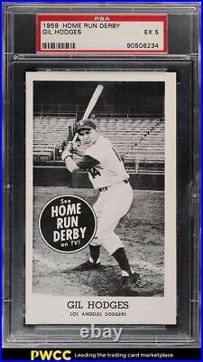 1959 Home Run Derby Gil Hodges PSA 5 EX