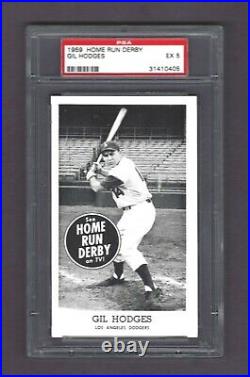 1959 Home Run Derby Gil Hodges PSA 5 Ex