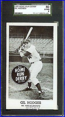 1959 Home Run Derby Gil Hodges SGC 80 EX-NM 6