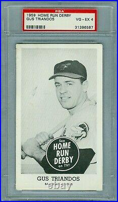 1959 Home Run Derby Gus Triandos Baltimore Orioles PSA 4 TYPE CARD