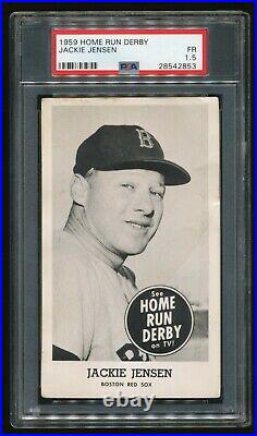 1959 Home Run Derby Jackie Jensen PSA 1.5 FR Red Sox
