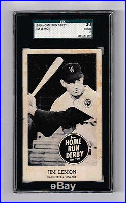 1959 Home Run Derby Jim Lemon Senators SGC 2