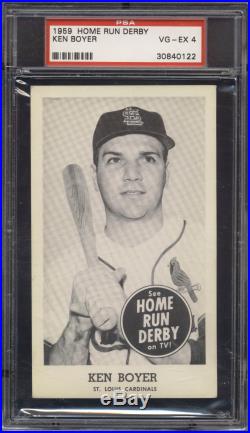 1959 Home Run Derby Ken Boyer - PSA 4 - CARDINALS (Mets, Dodgers, White Sox)