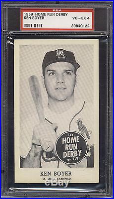 1959 Home Run Derby Ken Boyer - PSA 4 - CARDINALS (Mets, Dodgers, White Sox)