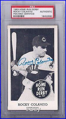 1959 Home Run Derby Rocky Colavito PSA/DNA Certified AUTHENTIC