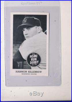 1959 Home Run Derby Topps Harmon Killebrew Washington Senators ex Rare