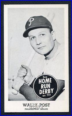1959 Home Run Derby Wally Post Phillies Ex+/ex-mt 332591 (kycards)