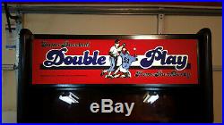 1987 DOUBLE PLAY Super Baseball & Home Run Derby Stand Up Arcade Game by LELAND