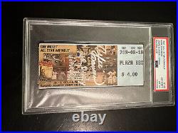 1987 MLB All-Star HOME RUN DERBY Ticket SIGNED BY WINNER ANDRE DAWSON? PSA AUTO