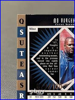 1998 Upper Deck Collector's Choice /100 Starquest Home Run Mo Vaughn #SQ22