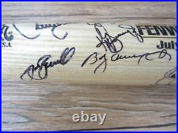 1999 Home Run Derby Autograph Signed Bat Ken Griffey Jr Mark Mcgwire Sammy Sosa