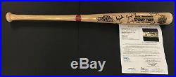 1999 MLB Home Run Derby Fenway Park Signed Baseball Bat All 10 Competitors JSA