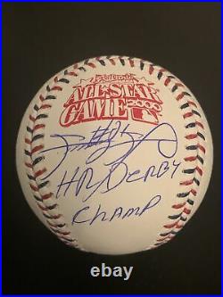 2000 ASG Sammy Sosa Signed Baseball Home Run Derby Champ Beckett Chicago Cubs