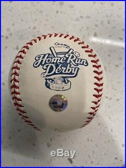 2002 Homerun derby Ball Game Used 2002 Rawlings Baseball RARE Logo Ball