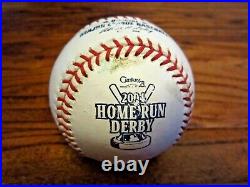 2004 All-Star Game Home Run Derby Game Used Baseball RARE Logo Ball MLB