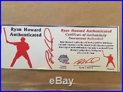 2006 Home Run Derby Ryan Howard Phillies Signed 16x13 Framed Photo AUTO with COA