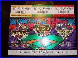 2006 MLB All Star Game, Home run derby, all star Sunday TICKET Strip