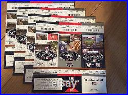 2008 ALL STAR TICKET! HOME RUN DERBY, FUTURES GAME ONE FULL 3 TICKET SHEET JETER
