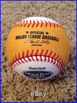 2008 All Star Home Run Derby Baseball ball Rawlings Signed Morneau Twins Yankees