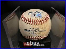 2008 Home Run Derby Lance Berkman Rd. 1 Out #6 Used Baseball -MLB Authentication