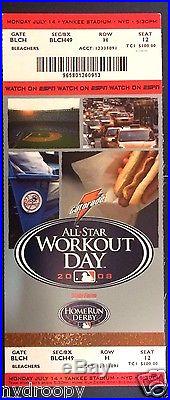2008 MLB All Star Game and Home Run Derby Full TICKET STUBS from Yankee Stadium