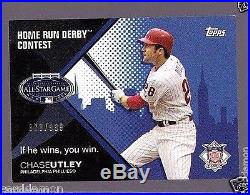 2008 Topps Home Run Derby Contest #HRD50 Chase Utley #/999 NM-MT N8