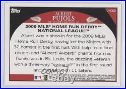 2009 Topps Update Home Run Derby Wal-Mart Black Albert Pujols #UH300