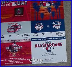 2010 MLB All Star Game, Home Run Derby, and Futures game-Mike Trout Full Ticket
