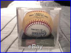 2010 MLB All Star Game home run derby GOLD ball in a sealed case