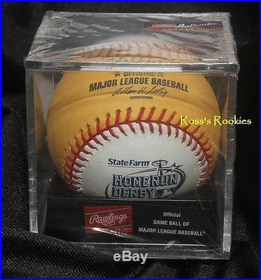 2010 RAWLINGS OFFICIAL HOME RUN DERBY BASEBALL MONEY BALL gold in sealed cube