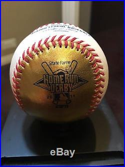 2011 24K gold baseball from MLB Home Run Derby