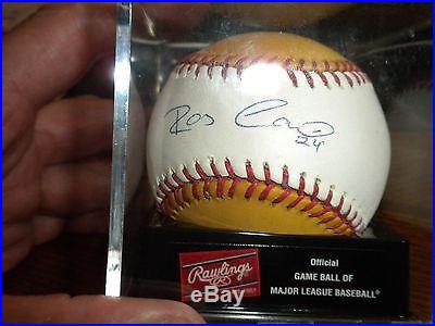 2011 MLB Signed by Cano Gold Home Run Derby money ball Ball in Cube Seattle
