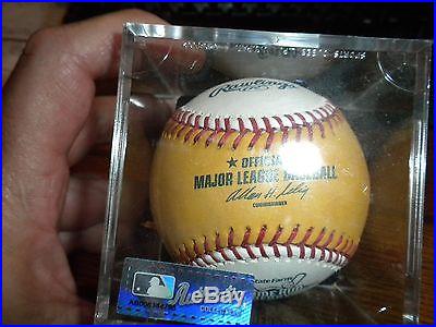 2011 MLB Signed by Cano Gold Home Run Derby money ball Ball in Cube Seattle