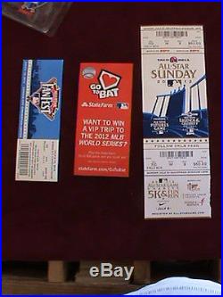2012 All Star Game Ticket Lot 3 Home Run Derby Workout With Lanyards ROYALS