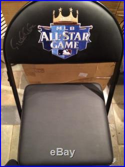 2012 Homerun Derby Used Signed Derek Jeter Chair- KC Original Box-Papers-GIFT