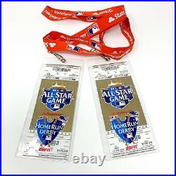 2012 MLB ALL STAR GAME & HOME RUN DERBY Tickets Lanyards Kansas City Royals Lot