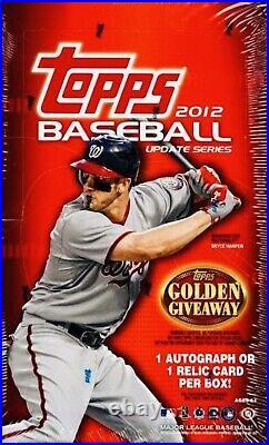 2012 Topps Update Series Baseball Hobby Box from Sealed Case RC Harper and More